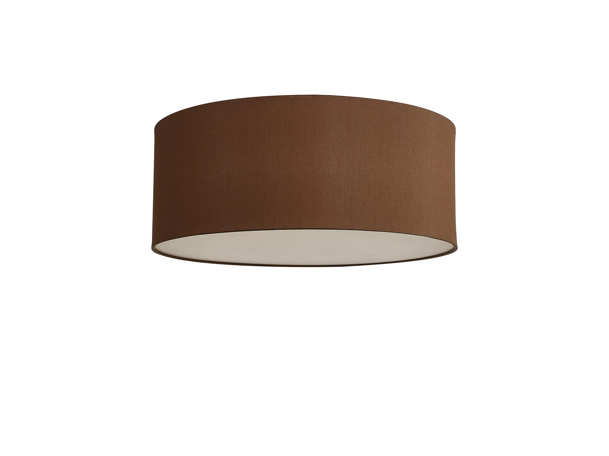 Baymont 50cm Flush 5 Light Raw Cocoa/Grecian Bronze, Frosted Diffuser DK0644  Deco Baymont WH RC